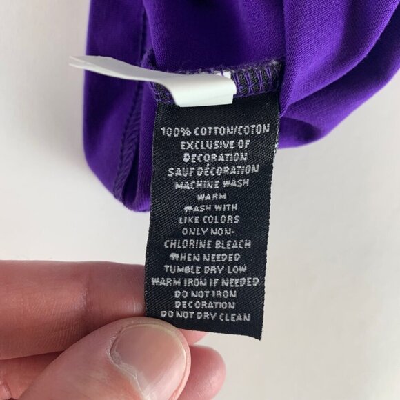 Phoenix Suns NBA Purple Pro Standard Patched Crewneck Shirt Mens Large - Picture 6 of 8